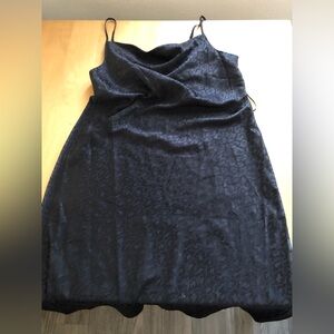 Emma & Michele Black Patterned Dress